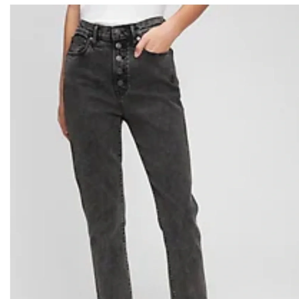 Black Gap Denim High-rise vintage slim jeans. NWT - Picture 2 of 2